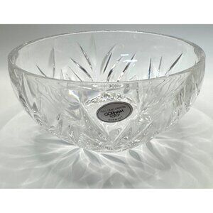 German crystal base or bowl full lead crystal Gorham Germany, with Sticker